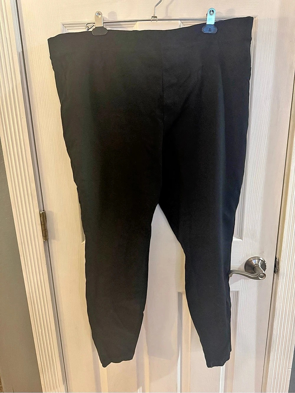Terra & Sky Pull-On Ankle Pants or Leggings Black Leggings 2X